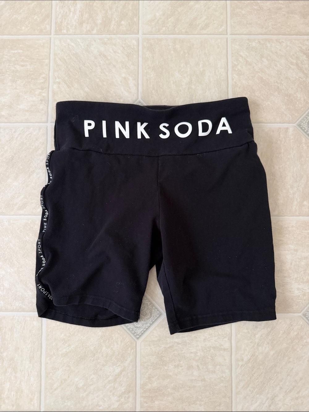 Pink Soda Bike Shorts